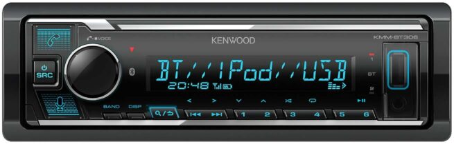 Kenwood KMM-BT306 USB Bluetooth DSP Soitin-0