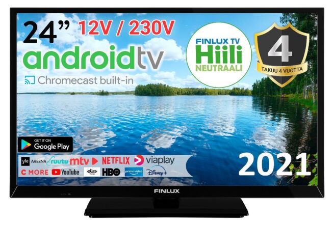 FINLUX 24-FAF-9520-12 24" Android Smart 12V Televisio