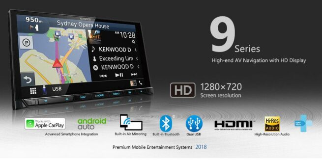 Kenwood DNX9180DABS 6.8" HD Multisoitin