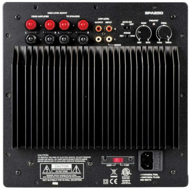 Dayton Audio SPA250 250W Subwoofermoduuli
