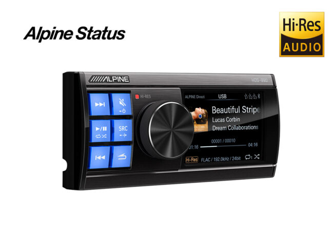 Alpine status HDS 990 Hi Res Audio Media ohjelmalahde 1 Alpine Status HDS-990 Ohjelmalähde Alpine Status -malliston Hi-Res Audio -soitin. HDS-990 asennetaan autosi alkuperäisen tai jälkiasenteisen soittimen rinnalle ja HDS-990 ei sisällä esim. radioviritintä tai Bluetooth handsfreetä, vaan näitä käytät ja hallitset tuttuun tapaan autosi nykyisestä soittimesta.  