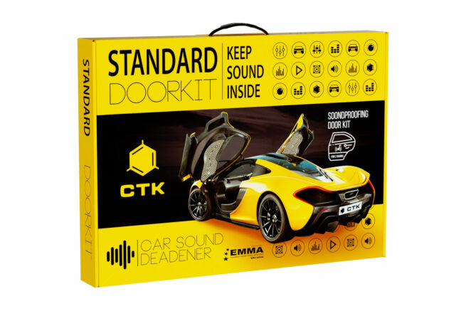 DoorKit 1 CTK Doorkit on valmis setti, jolla vaimennat kaksi ovea erittäin tehokkaasti.