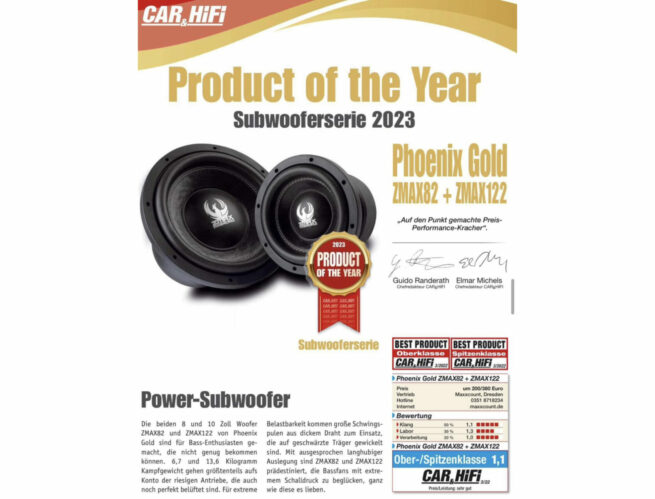 Phoenix Gold zmax82 SPL Subwoofer 6 Phoenix Gold ZMAX82 SPL Subwoofer Painekäyttöön tehty kasituumainen subbari, joka on myös äänenlaadultaan täysin lyömätön!  