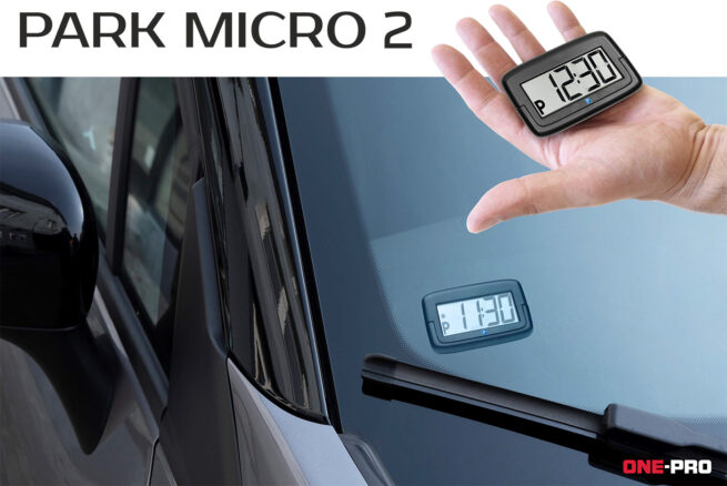 Park Micro 2 2 Park Micro 2 elektroninen parkkikiekko Uusi, edullinen ja pienikokoinen. Uusi vaaleataustainen ja selkeä näyttö Maakohtaiset 0-, 15- ja 30-minuutin pysäköintiajan siirtymän asetusaika Automaattisen kesä- ja talviajan poisohjelmointi jos EU:n kesäaika poistuu Kalenteri jopa vuoteen 2060 saakka 2 vuoden takuu