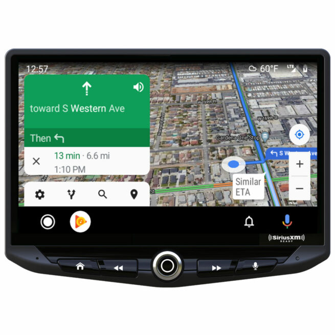 Stinger heigh 10 UN1810 AndroidAutoMaps 1 Stinger HEIGH10 10" multimediasoitin Stingerin 10″ näytöllä oleva multimediasoitin. Apple CarPlay Android Auto Bluetooth RDS- ja DAB virittimet Neljän kameran sisääntulot Optinen lähtö