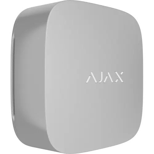 Ajax LifeQuality ilmanlaatusensori 2 Ajax LifeQuality ilmanlaatusensori Uusi Ajax LifeQuality mittaa ilman hiilidioksidipitoisuutta, lämpötilaa ja kosteutta.