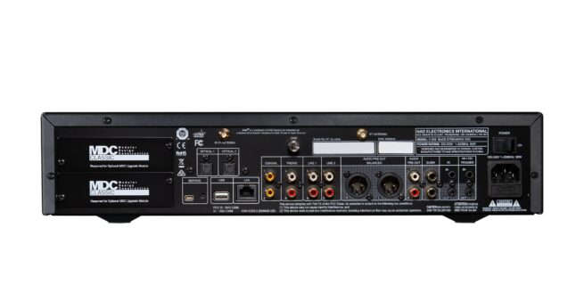 NAD C658 DAC esivahvistin 2 NAD NAD C658 DAC- esivahvistin Huikea NAD  "SuperNode". Etuvahvistin - BluOS (Bluesound) verkkosoitin -da-muunnin; kaikki yhdessä ja tosi paljon muuta... Sokerina pohjalla on Dirac Live huonekorjaus. What Hifi 2020 "Best Music Streamer 1000-1500 puntaa"