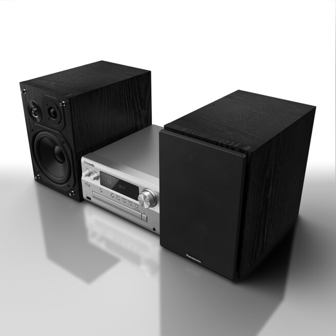 panasonic sc pmx802e s silver pienois stereo viisto sivusta radiokulma.fi Panasonic SC-PMX802E-S Stereosarja CD soittimella, hopea/musta SA-PMX802M Huippuluokan stereojärjestelmä CD-soittimella ja verkkosuoratoistolla (Chromecast, Spotify Connect). Toistaa musiikkia huippu äänenlaadulla USB:ltä, langattomasti Chromecastin ja AirPlay 2:n kautta sekä perinteisesti CD levyltä ja FM-radion kautta. SA-PMX802M Pienois CD-viritinvahvistin, sisältää ylistetyn Technics JENO Engine Hi-Res -vahvistimen ensiluokkaiseen musiikintoistoon, tämä teknologia on tuttu tuhansia euroja maksavista Technics vahvistimista.