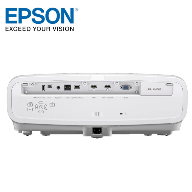 Epson EH LS11000W 4 Epson EH-LS11000W 3LCD 3D 4K PRO-UHD -Laser-kotiteatteriprojektori Nauti valkokangaselämyksestä kotonasi tällä 4K-laserprojektorilla, joka on HDR10+-yhteensopiva ja käyttää Epsonin 3LCD-tekniikkaa. Elokuvaharrastajat nauttivat suuresti tämän tehokkaan projektorin vaikuttavasta kuvasta. Yhdistelmä huipputekniikoita muodostavat yhdessä poikkeuksellisen laadukkaan kuvan suuren dynaamisen kontrastisuhteen (2 500 000:1), 4K-resoluution (8,3 miljoonaa pikseliä), 3LCD-tekniikan, laservalonlähteen sekä HDR10+-tuen avulla. Moottoroidun linssin siirron ja zoom-objektiivin ansiosta saat tarkan kuvan helposti.  