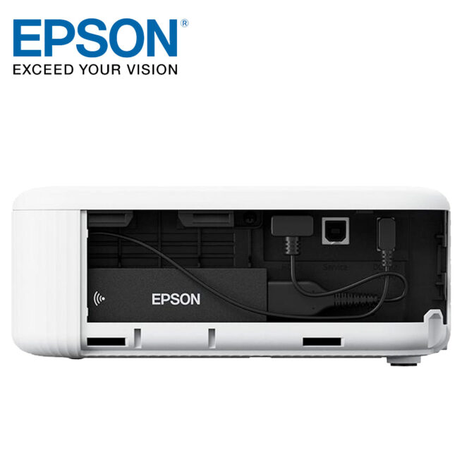 Epson FH02 2 Epson EH-TW6150 3LCD 4K PRO-UHD -kotiteatteriprojektori Valkokangaselämyksen luominen kotona on helppoa tämän Full HD -projektorin avulla. Se sopii erinomaisesti myös toimistoon tai luokkahuoneeseen. Voit heijastaa jopa 391” näytön ja projektorissa on Android TV3. Projektorin käyttöönotto on helppoa, ja se tuottaa tarkan ja kirkkaan kuvan 3 000 lumenin kirkkaudella. Kestävä ratkaisu, joka pitkäkestoisen lampun ansiosta tarjoaa viihdettä 18 vuoden ajaksi¹.    