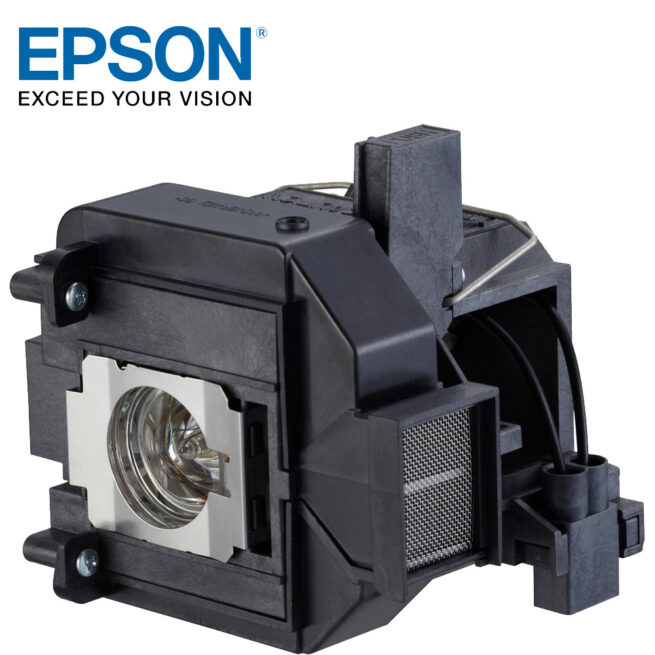 Epson projektorilamppu ELPLP69 Epson ELPLP69 projektorin lamppu Alkuperäinen ELPLP69 Epsonin vaihtolamppu, mikä on helppo vaihtaa mukana tulevan kotelon kanssa. Yhteensopiva mm. malleihin TW9000, TW9000W, TW7200 ja TW9200. Lampun takuu 12 kk
