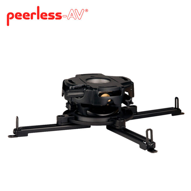 Peerless PSTK 028 3 Peerless PSTK-028-W -projektorin seinäkiinnike, maks. 22 kg Peerless-AV® Short Throw Projector Mounts tarjoavat asennusjoustavuutta sekä yksittäisiin että kaksinkertaisiin kiinnikkeisiin. Universaali telescoping-varsi on helposti säädettävissä eri lyhyen heijastusetäisyyden vaatimuksiin, ja PSTK-sarja tarjoaa jopa 6 tuuman (152 mm) sivusuuntaisen säädön täydellistä projektorin sijoittelua varten. Tämä kattava paketti sisältää Peerless-AV:n Universal Precision Gear Projector Mountin, joka tekee kuvan kohdistamisesta yhtä helppoa kuin nupin kääntö. Musta tai valkoinen