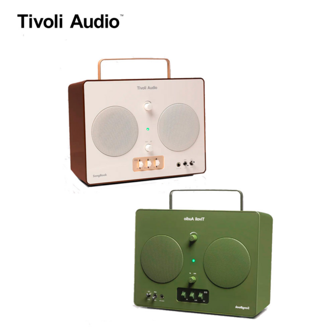 Tivoli Audio SongBook Bluetooth kaiutin Tivoli Audio SongBook Bluetooth-kaiutin Tivoli Audio SongBook -kannettava Bluetooth-kaiutin ihastuttaa ajattomalla muotoilulla ja moderneilla ominaisuuksilla. Retrohenkinen ulkomuoto ja kaksi valloittavaa värivaihtoehtoa tekevät siitä tyylipuhtaan valinnan samalla, kun analoginen taajuuskorjain mahdollistaa äänentoiston mukauttamisen omia toiveita vastaavaksi. Suoratoista musiikkia Bluetooth 5.3 -yhteydellä ja nauti vangitsevasta äänenlaadusta langattomasti yhteensä jopa 10 tuntia. AUX-tulon ansiosta voit tuoda musiikin kaiuttimeen myös johdolla ulkoisesta äänilähteestä. Integroidun kantokahvan ja IPX4-luokituksen säänkestävyyden ansiosta kaiutin on helppo napata mukaan matkaan.