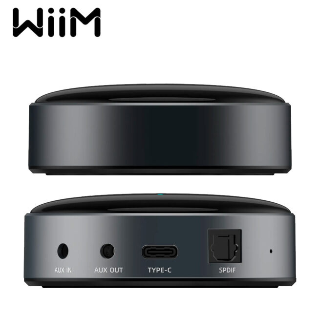 WiiM 1 WiiM Mini audiostriimeri/ multiroom- verkkosoitin Erittäin helppokäyttöinen kompakti verkkostriimeri, jonka mobiilisovellus tarjoaa eturivin striimauspalvelut ja mahdollisuuden koko kodin langattoman äänijärjestelmän luomiseen. WiiM Mini tukee korkean resoluution äänen toistoa WiFi-yhteydellä. Sen avulla voit tuoda laadukasta äänisisältöä Apple AirPlay 2:n ja Spotify/TIDAL Connectin kautta jo olemassa olevaan äänijärjestelmääsi.