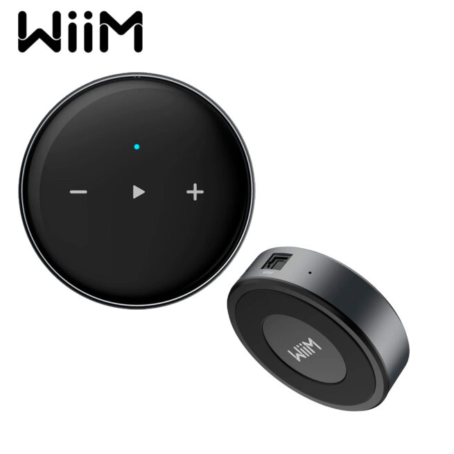 WiiM 3 WiiM Mini audiostriimeri/ multiroom- verkkosoitin Erittäin helppokäyttöinen kompakti verkkostriimeri, jonka mobiilisovellus tarjoaa eturivin striimauspalvelut ja mahdollisuuden koko kodin langattoman äänijärjestelmän luomiseen. WiiM Mini tukee korkean resoluution äänen toistoa WiFi-yhteydellä. Sen avulla voit tuoda laadukasta äänisisältöä Apple AirPlay 2:n ja Spotify/TIDAL Connectin kautta jo olemassa olevaan äänijärjestelmääsi.