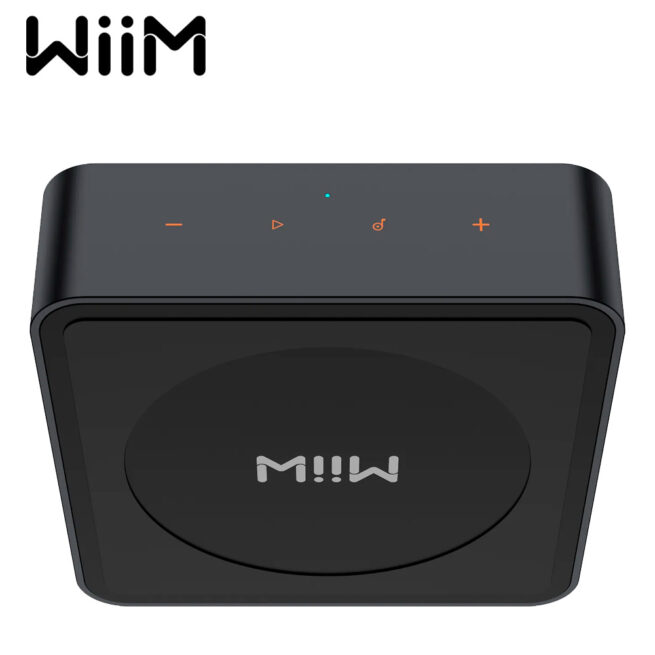 WiiMpro 2 WiiM Pro audiostriimeri/ multiroom- verkkosoitin Erittäin helppokäyttöinen huippuluokan verkkostriimeri, jolla voit kuunnella eturivin musiikkipalveluita ja luoda koko kodin langattoman äänijärjestelmän. Kytke WiiM Pro suoraan jo olemassa olevaan äänijärjestelmääsi tai aktiivikaiuttimiin, ja toista suosikkimusiikkiasi WiFi:n kautta. Liitäntäpuolelta löytyvät niin analoginen RCA-tulo ja -lähtö kuin digitaalinen optinen tulo ja lähtö sekä digitaalinen koaksiaalinen sisääntulo. Laite saa virtansa USB-C-liitännän kautta.