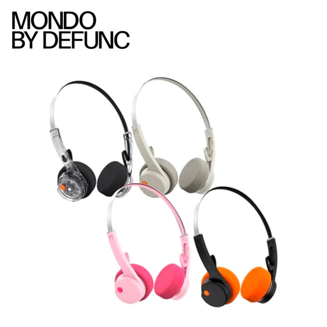 Mondo by Defunc freestyle on ear radiokulma.fi tuotekuva MONDO by Defunc On-Ear freestyle BT kuulokkeet Langattomat Bluetooth-kuulokkeet tyylikkäällä retro-designilla! Kuulokkeissa on jopa 28 tunnin akunkesto ja kaksi mikrofonia ENC:llä. Upea läpinäkyvä versio, sekä uutuusväri pinkki!  