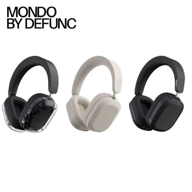 Mondo over ear tuotekuva MONDO by Defunc Over-Ear BT kuulokkeet kohinavaimennuksella MONDO by Defunc erottuu äänentoistolaitteiden joukosta innovatiivisella yhdistelmällään ruotsalaista muotoilua ja äänentoiston huippuosaamista. Pitkä toistoaika, huippuluokan ääni, ruotsalaista muotoilua kierrätysmuovista. Mondo by Defunc -over-ear-kuulukkeet puheluihin, joissa vastamelutoiminto (ENC). Kuuntele jopa 45 tuntia ja lataa kahdessa tunnissa USB-C-kaapelin kautta. Kuulokkeista on saatavilla eri malleja, mikä on sinun suosikkisi? Mondo by Defunc – luovan yhteistyön tuloksena muotoilua ja kulttuuria.