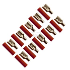 FOUR Connect 4-690745 lattaliitin 2.5mm2, 6.3mm, punainen, 10kpl