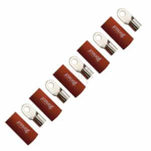 FOUR Connect 4-690944 M8 rengasliitin 50mm2, 5x punainen