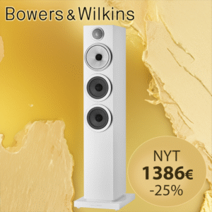 Bowers & Wilkins 704 S3 -lattiakaiutin valkoisena, -25 % kampanja Radiokulma.fi