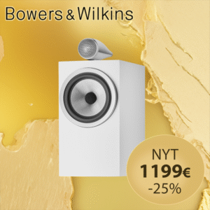 Bowers & Wilkins 705 S3 -jalustakaiutin valkoisena, -25 % kampanja Radiokulma.fi