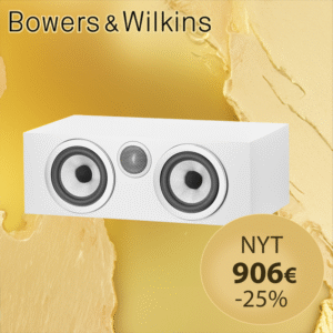 Bowers & Wilkins HTM72 S3 -keskikaiutin valkoisena, -25 % kampanja Radiokulma.fi