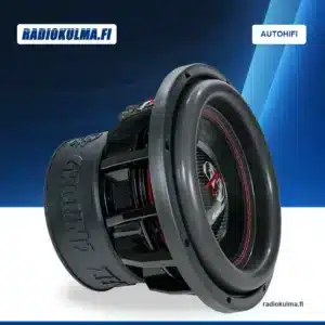 Ground Zero Hydrogen GZHW 25 -subwoofer etuviistosta kuvattuna.