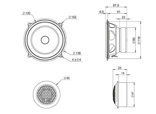 Blam 130 RS 5.25" 2-Tie Erillissarja - Image 2