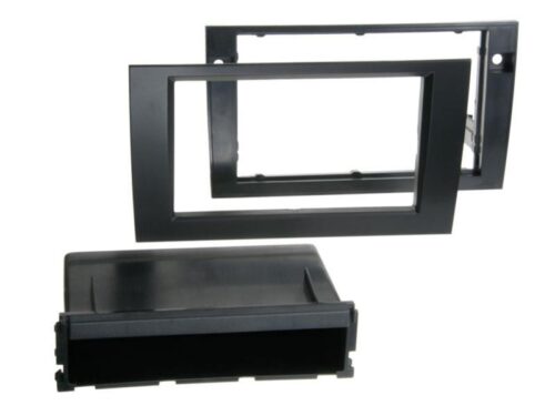 2-DIN Soitinkehys kotelolla Audi A4 / Seat Exeo black