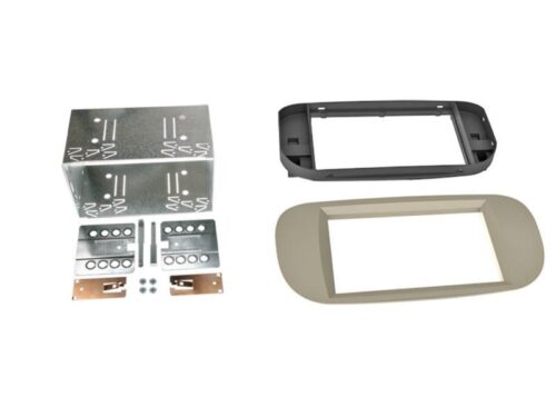 2-DIN Soitinkehys Fiat 500 / 500 C beige