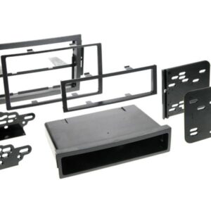 2-DIN Soitinkehys kotelolla Chrysler / Jeep black