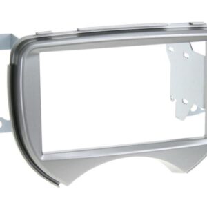 2-DIN Soitinkehys Nissan Micra (K13) 2011 - 2013 silver