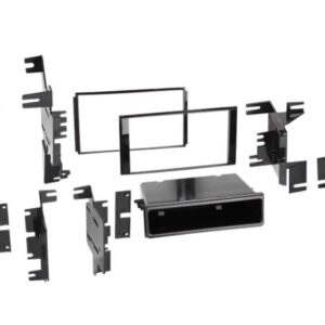 2-DIN facia Nissan Navara-> > black / glossy