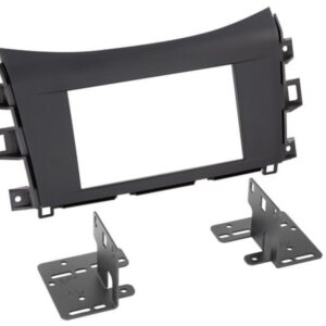 2-DIN facia Nissan Navara (NP300) 2016-> > matt black