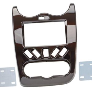 2-DIN Soitinkehys Dacia Duster / Logan / Sandero>piano brown