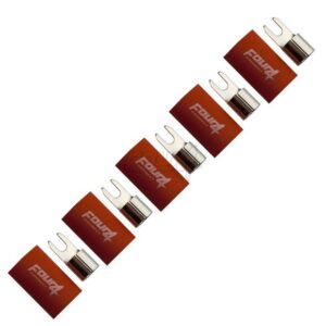 FOUR Connect 4-690827 M4 haarukkaliitin 20mm2, 5x punainen