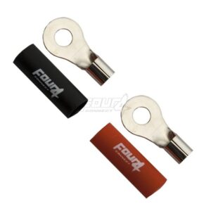 FOUR Connect 4-690913 M6 rengasliitin 10mm2, 1x punainen ja 1x musta