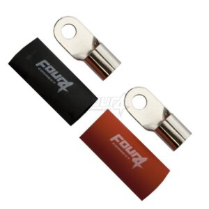 FOUR Connect 4-690920 M8 rengasliitin 50mm2, 1x punainen ja 1x musta