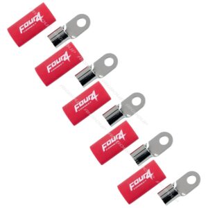 FOUR Connect 4-690943 M8 rengasliitin 35mm2, 5x punainen