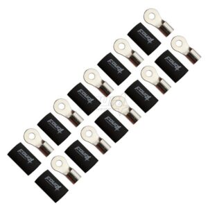 FOUR Connect 4-690954 M6 rengasliitin 20mm2, 10x musta