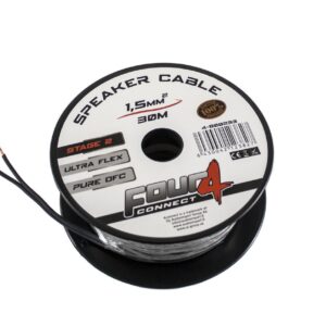 FOUR Connect 4-800233 STAGE2 OFC-kaiutinkaapeli 2x1.5mm2 minikela 30m
