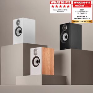 Bowers & Wilkins 607 S3 Jalusta/hyllykaiuttimet
