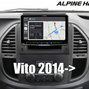 Alpine iLX-F905D-W447 9″ multimediasoitin MB Vito W447