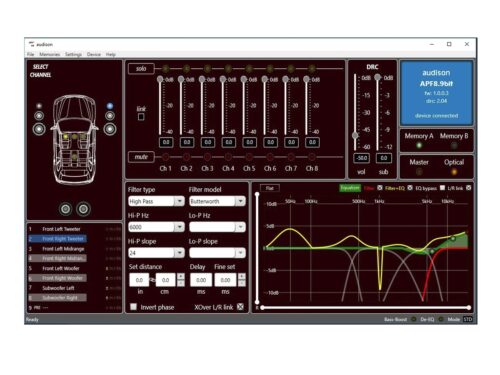 Audison Prima APF8.9 bit 8-kanavainen DSP-vahvistin - Image 4