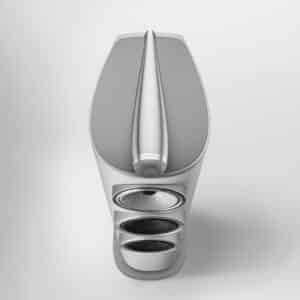 Bowers & Wilkins 804 D4 lattiakaiutin valkoinen ylhäältä kuvattuna