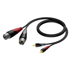 Procab CLA701 2xXLR(u) - 2xRCA(u)