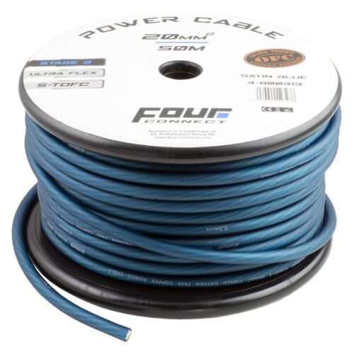 FOUR Connect 4-800313 STAGE3 20mm2 Satin Blue S-TOFC virtakaapeli