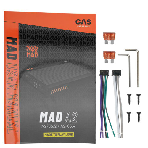 GAS MAD A2-85.4 4 x 85W Vahvistin - Image 7