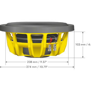 Ground Zero GZHW 10SPL-D2 FLAT 10″ Subwoofer